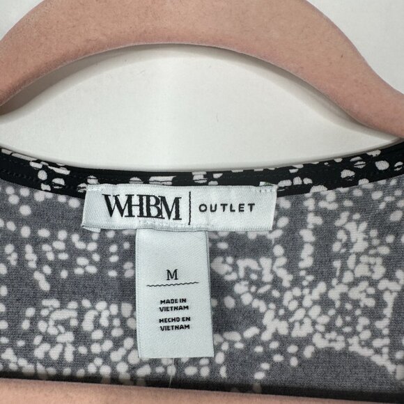 NWT White House Black Market Sleeveless Banded Top Lilly Droplet Medium #WHBM3 - Picture 4 of 10